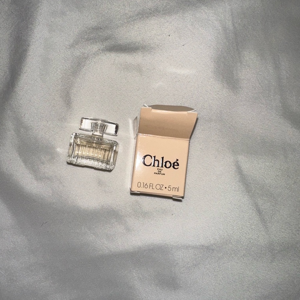 Chloe mini  Women's  Miniature - Clear and Beige